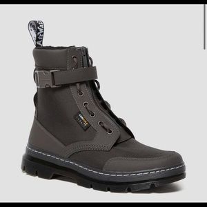 Dr. Martens Combs Tech Jungle Boots Gray Cordura